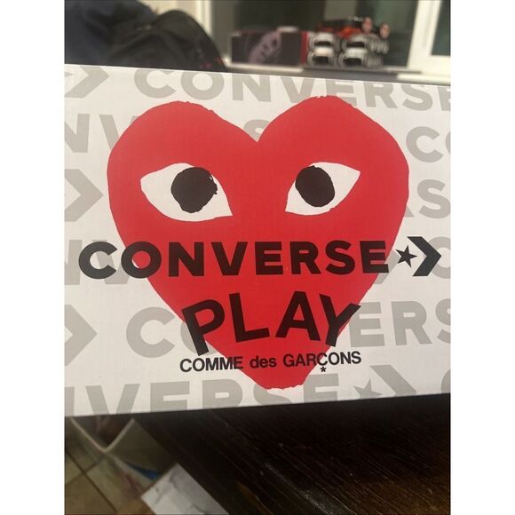 Converse Comme des Garçons PLAY x Chuck 70 High Steel Gray 171847C Men's Shoes - Picture 5 of 5